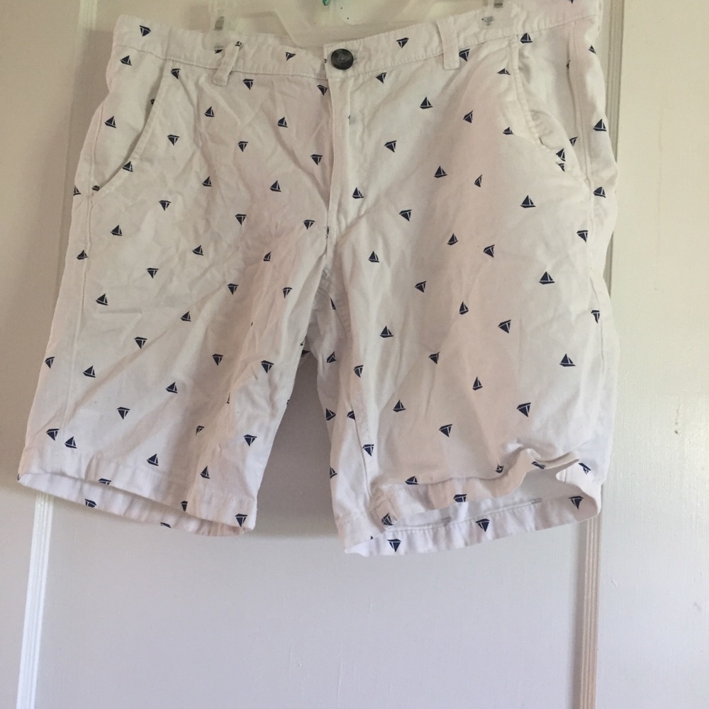 White Sailboat Shorts